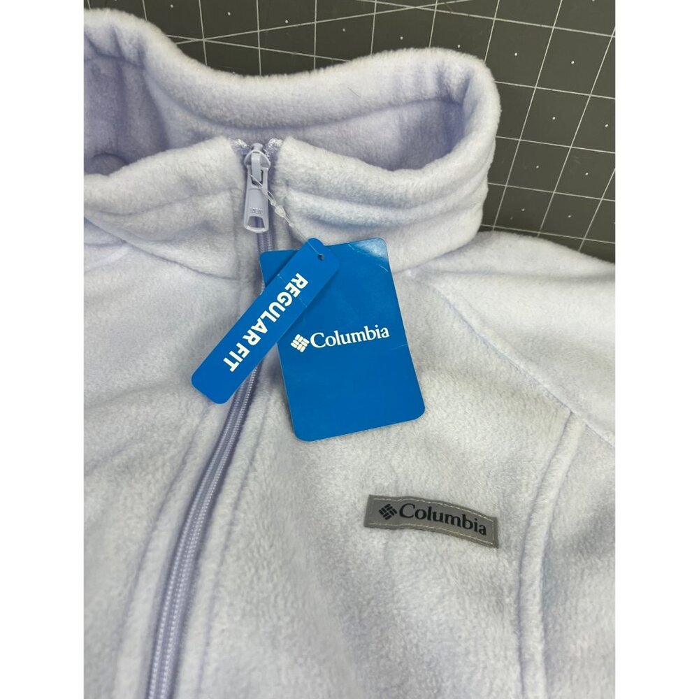 Columbia Women's Benton Springs Fleece Jacket SnowdriftSz. L New - Picture 2 of 5